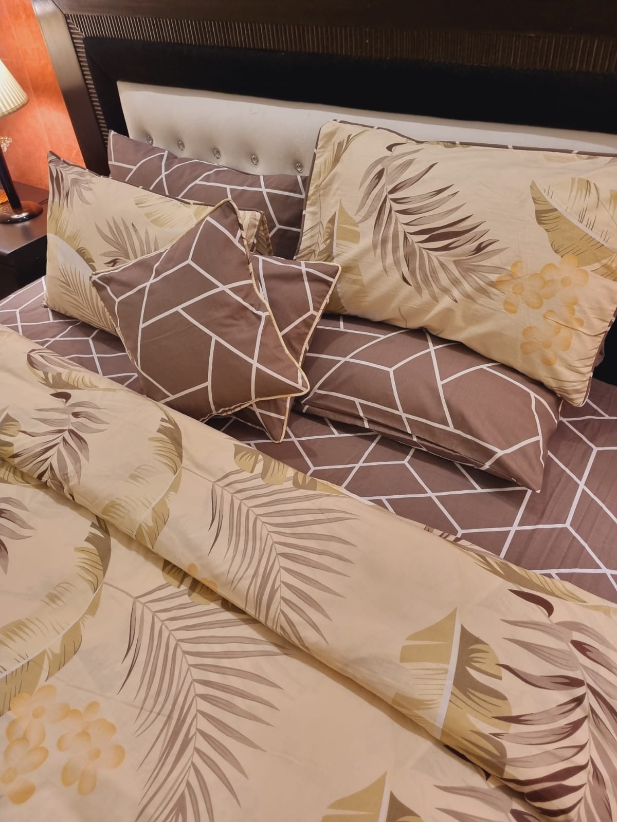 IV689 Cotton Comforter Set - Light Filling