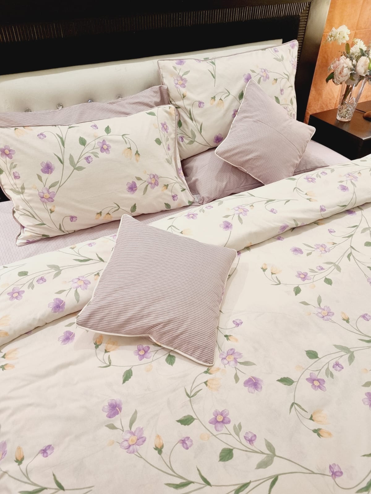 IV690 Cotton Duvet Cover Set - Without Filling
