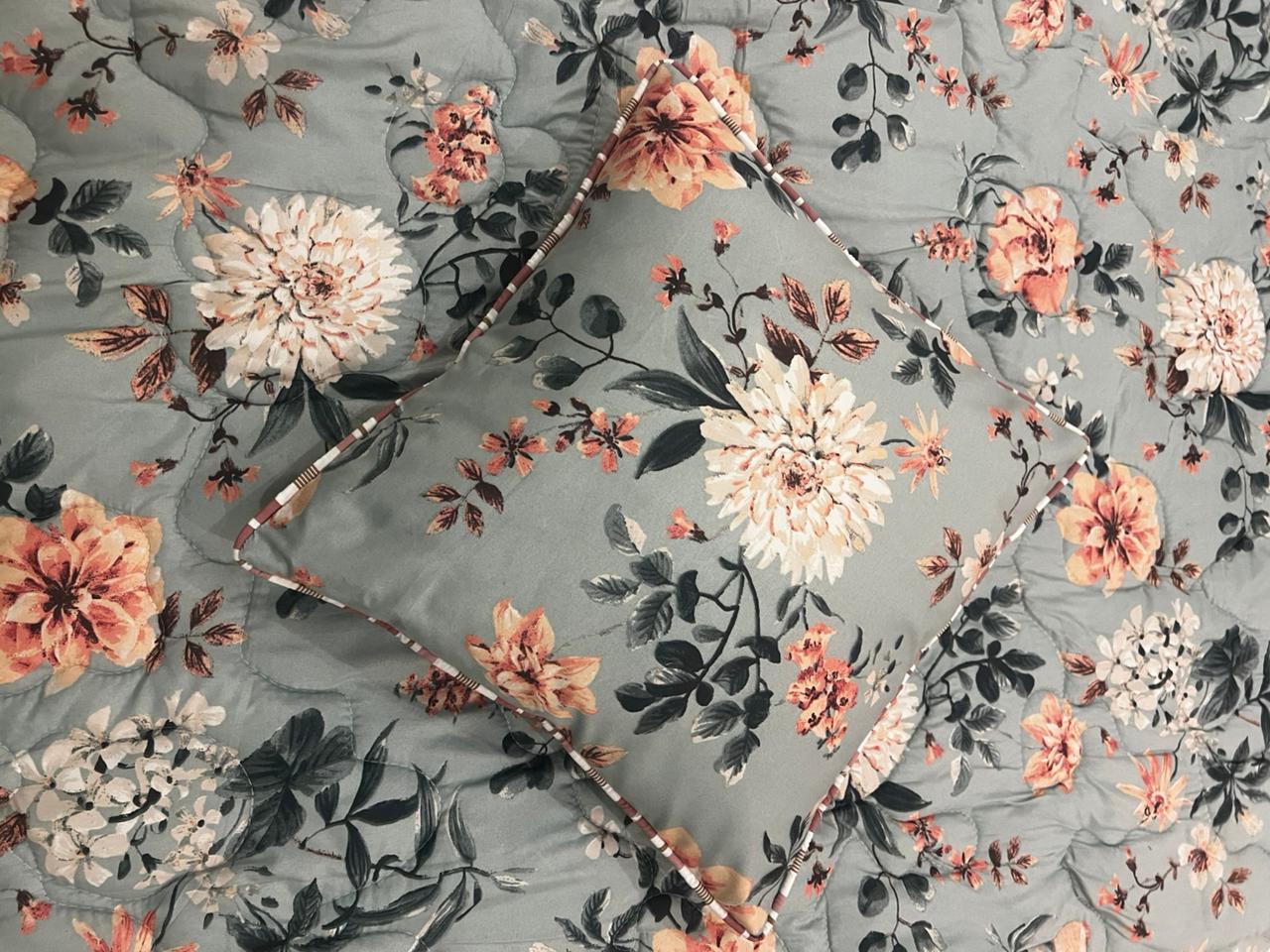 IV659 Cotton Comforter Set - Light Filling