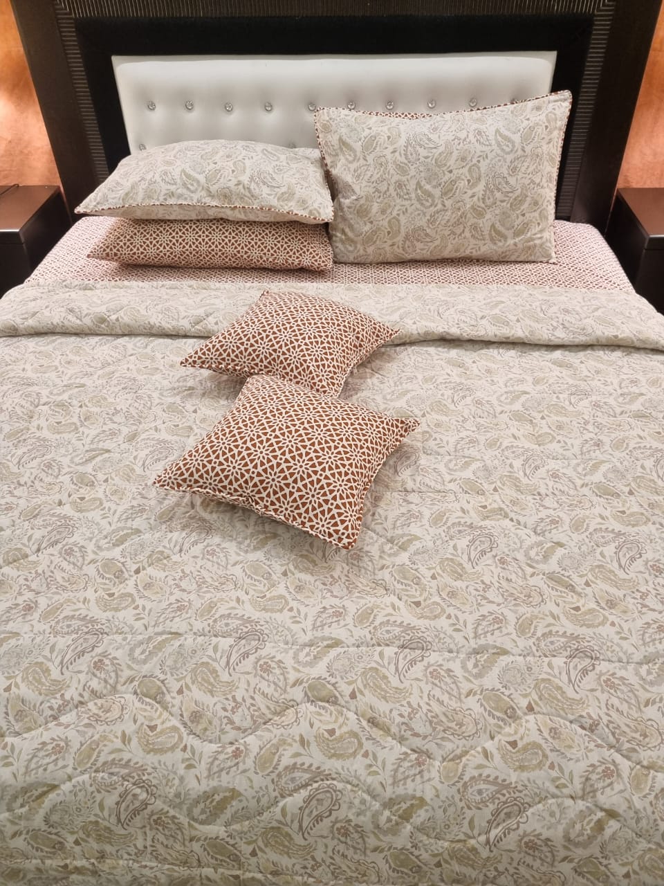 IV528 Cotton Duvet Cover Set - Without Filling