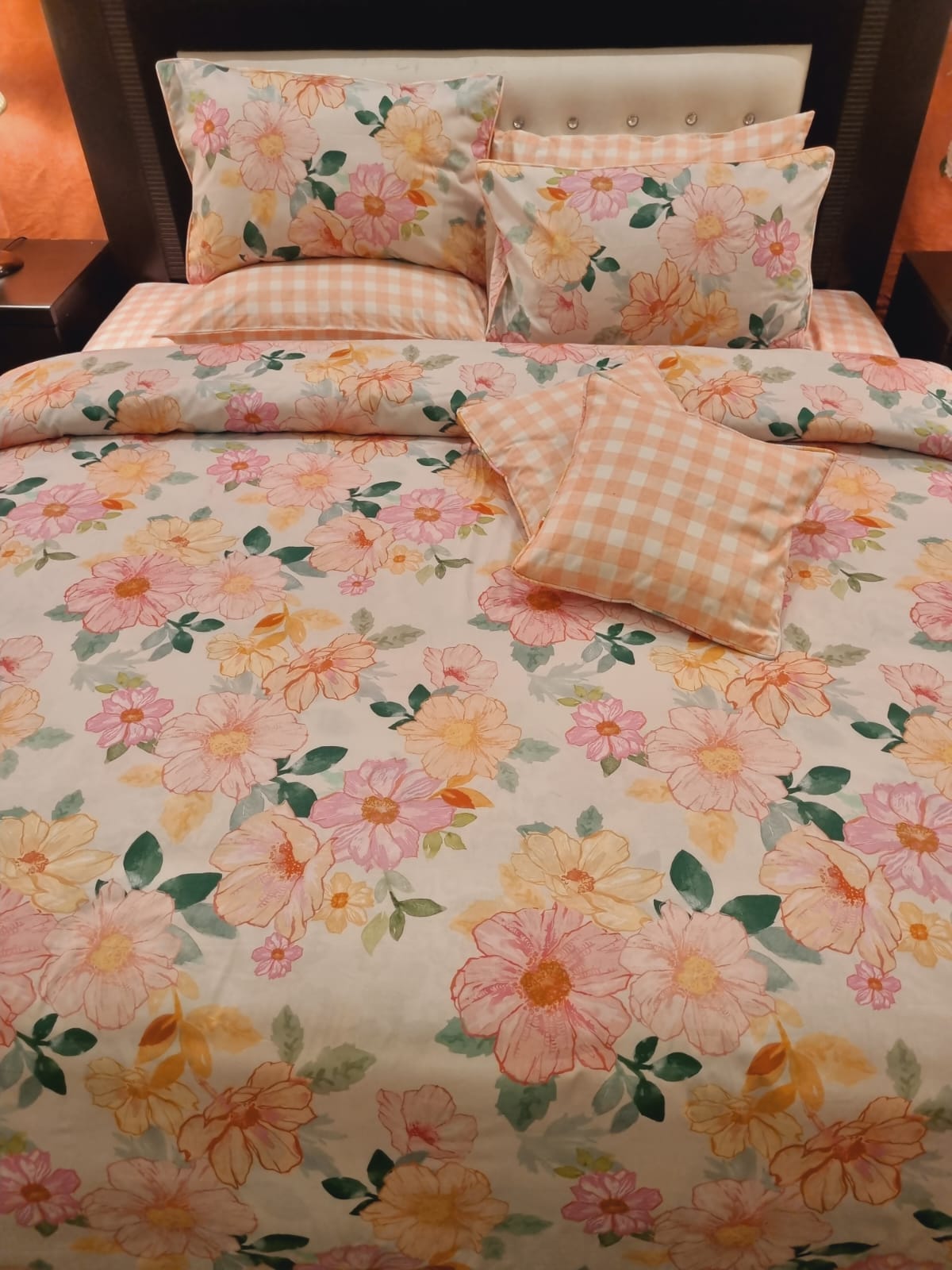 IV692 Percale Cotton Duvet Cover Set - Without Filling