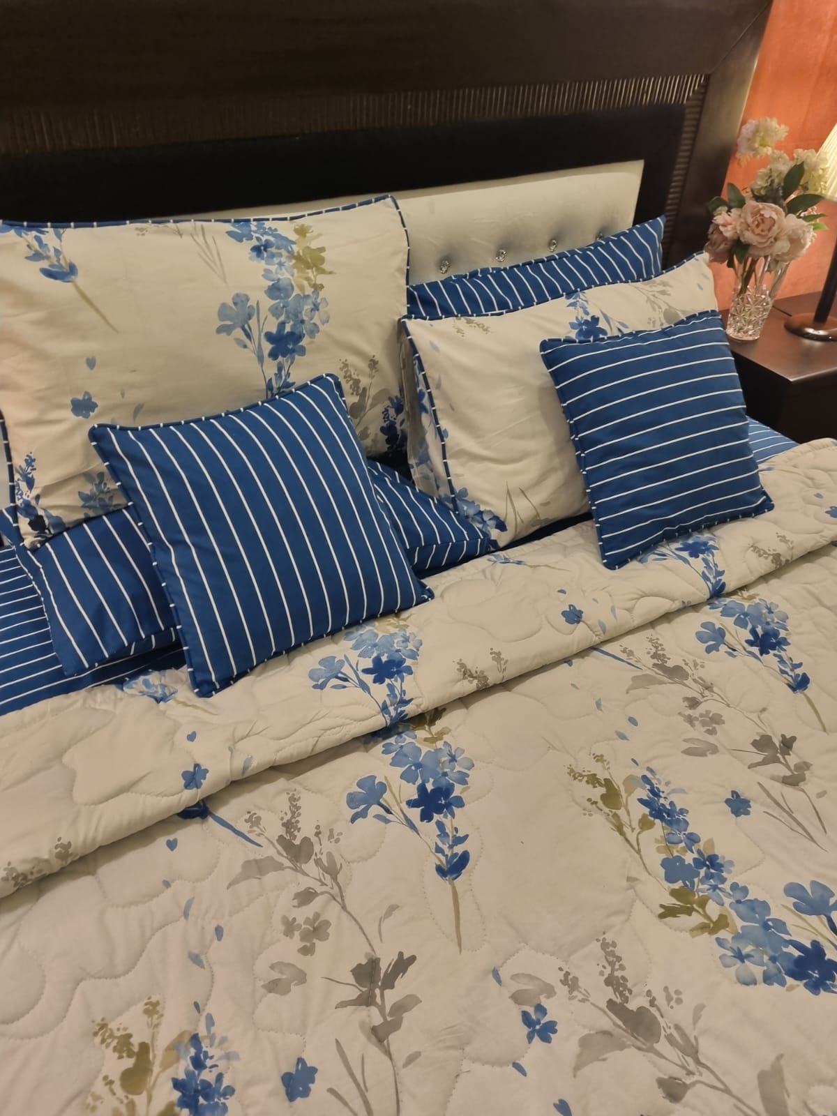 IV684 Cotton Comforter Set - Light Filling