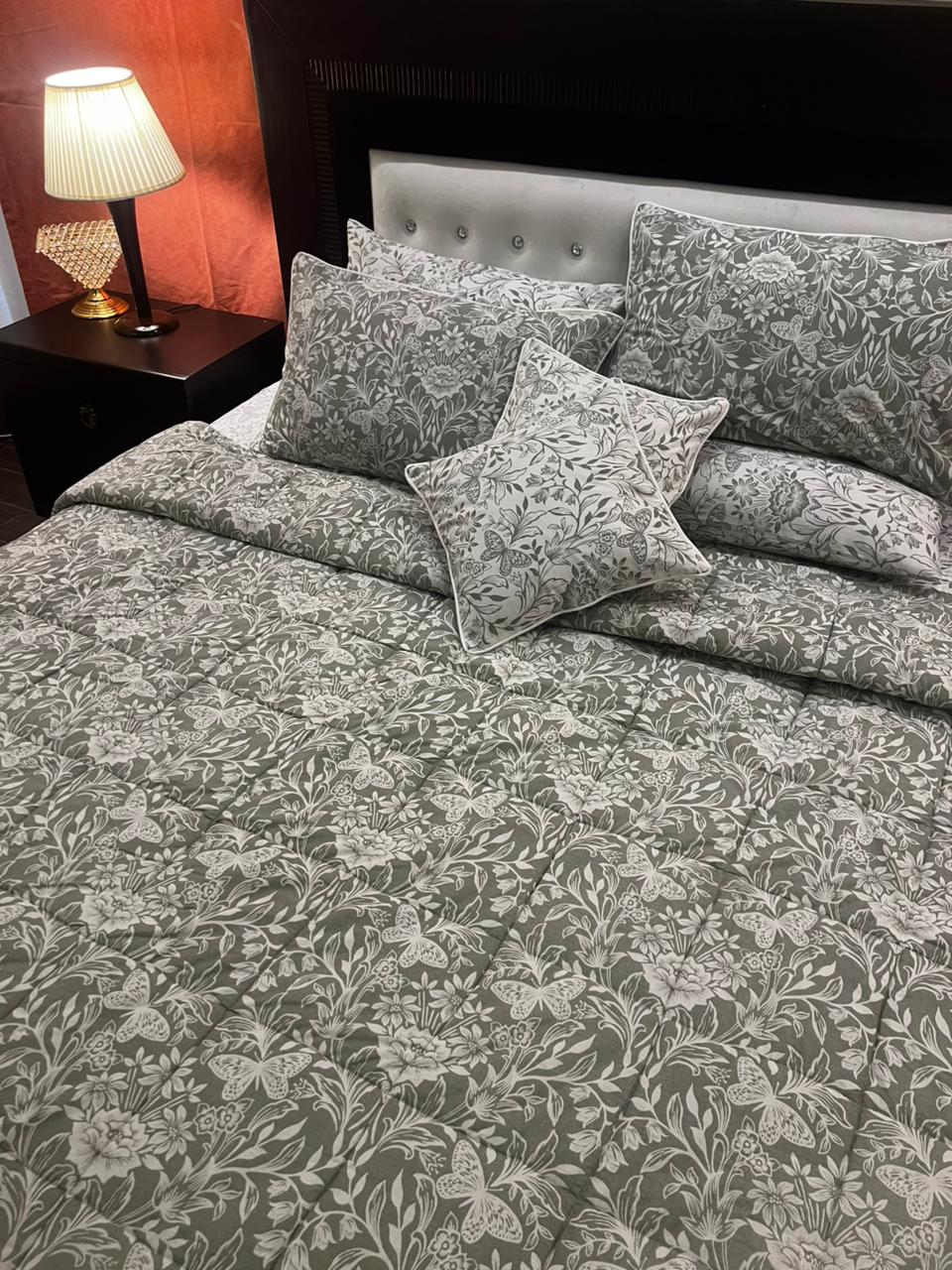 IV654 Cotton Comforter Set - Light Filling