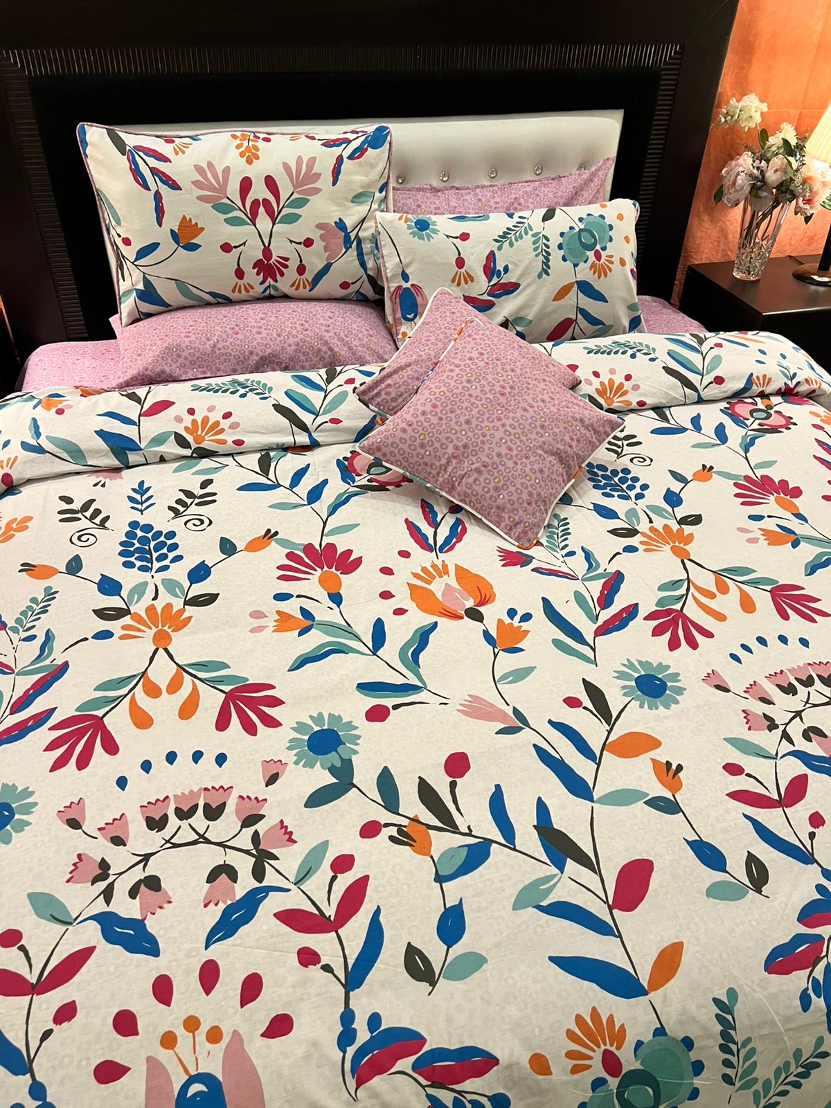 IV694 Cotton Comforter Set - Light Filling