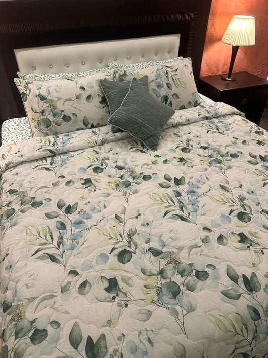 IV587 Cotton Comforter Set - Light Filling