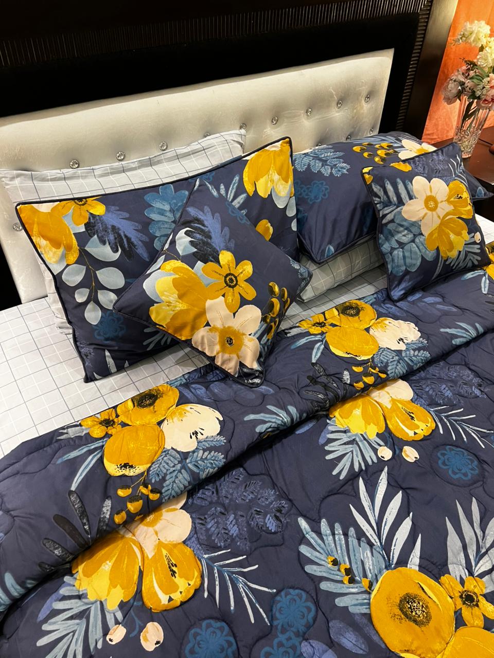 IV674 Cotton Comforter Set - Light Filling