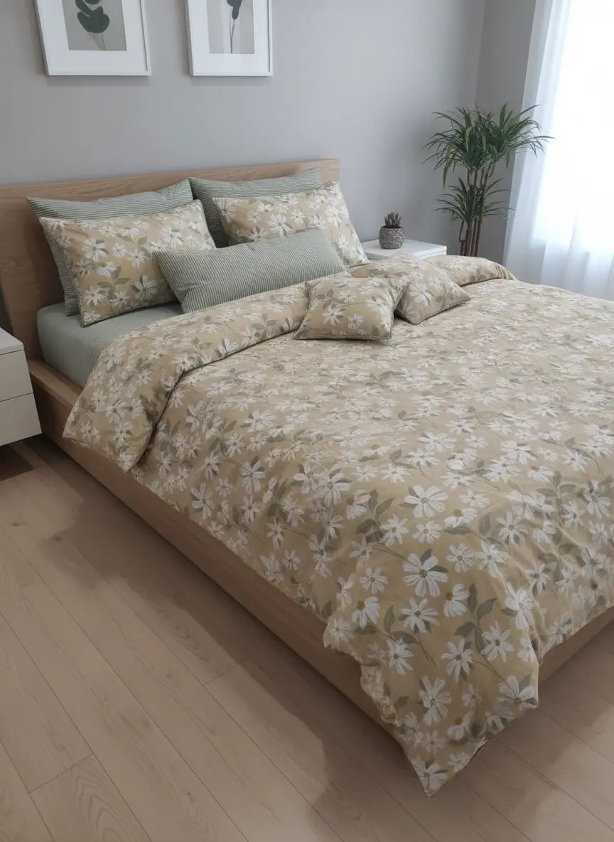 IV734 Cotton duvet Cover Set - Without Filling