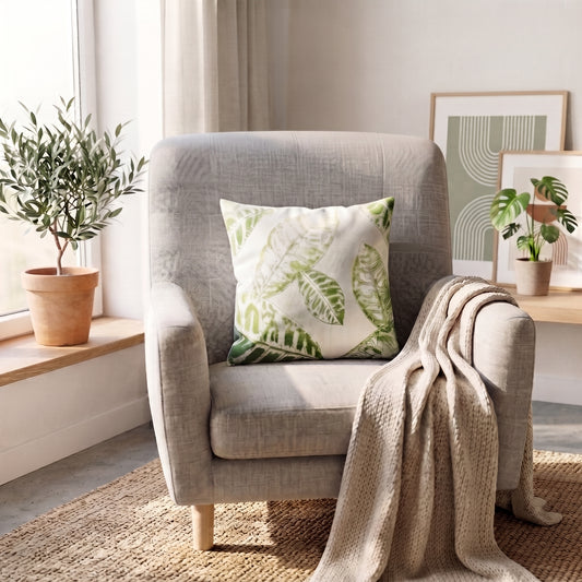 Sage Palm Shadow Cushion Cover