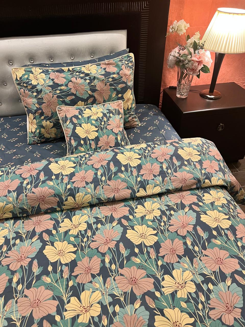 IV708 Cotton Duvet Cover Set - Without Filling