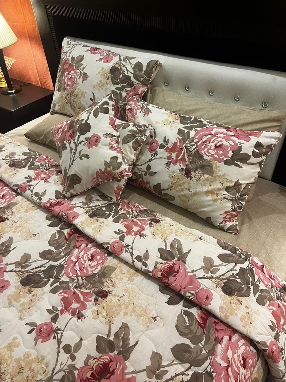 IV658 Cotton Comforter Set - Light Filling