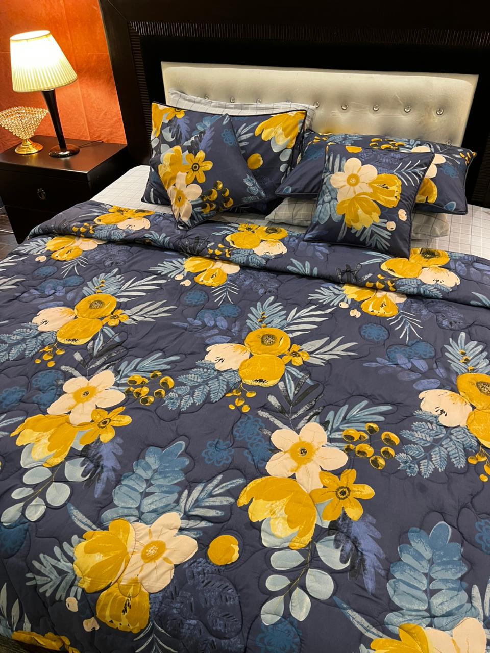 IV674 Cotton Comforter Set - Light Filling