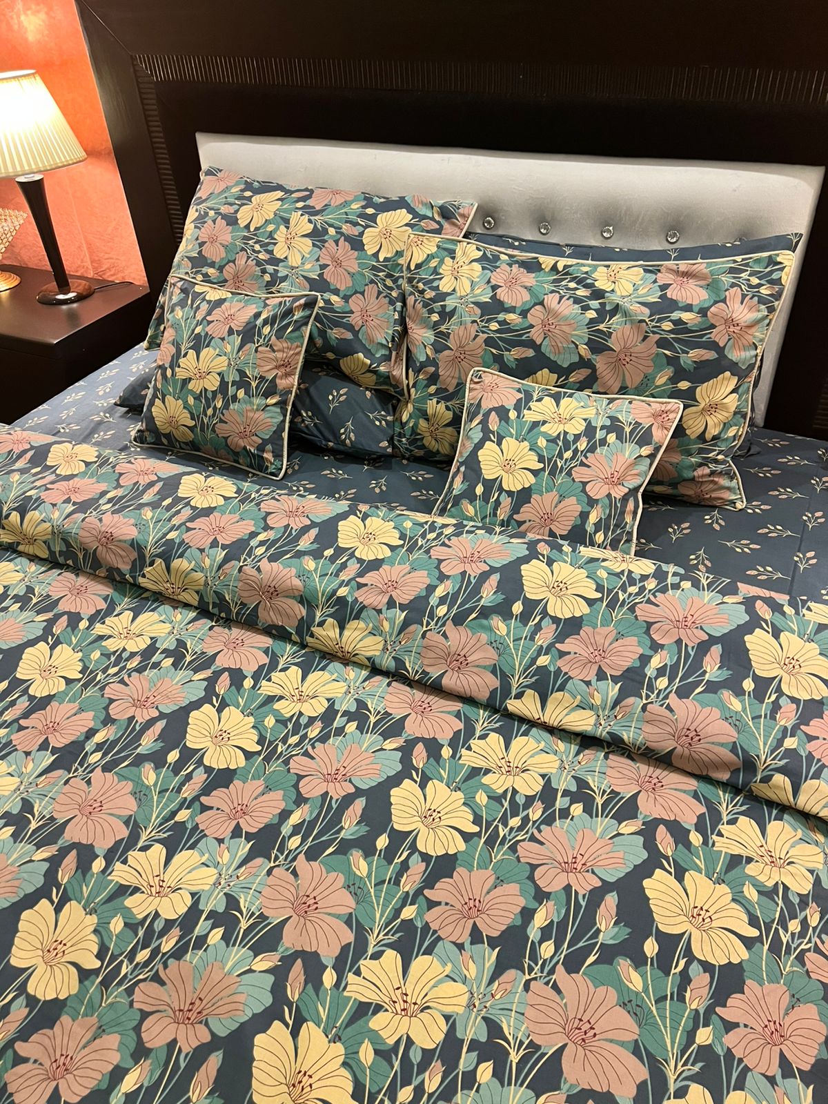 IV708 Cotton Duvet Cover Set - Without Filling
