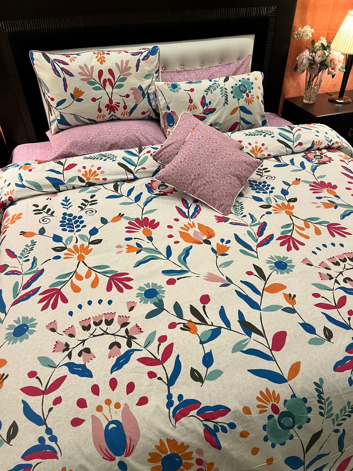 IV694 Cotton Comforter Set - Light Filling