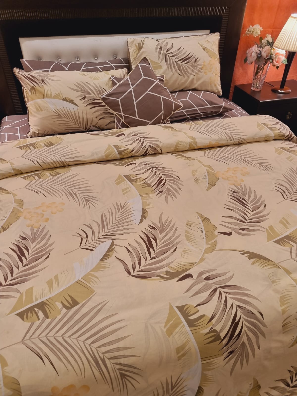 IV689 Cotton Comforter Set - Light Filling