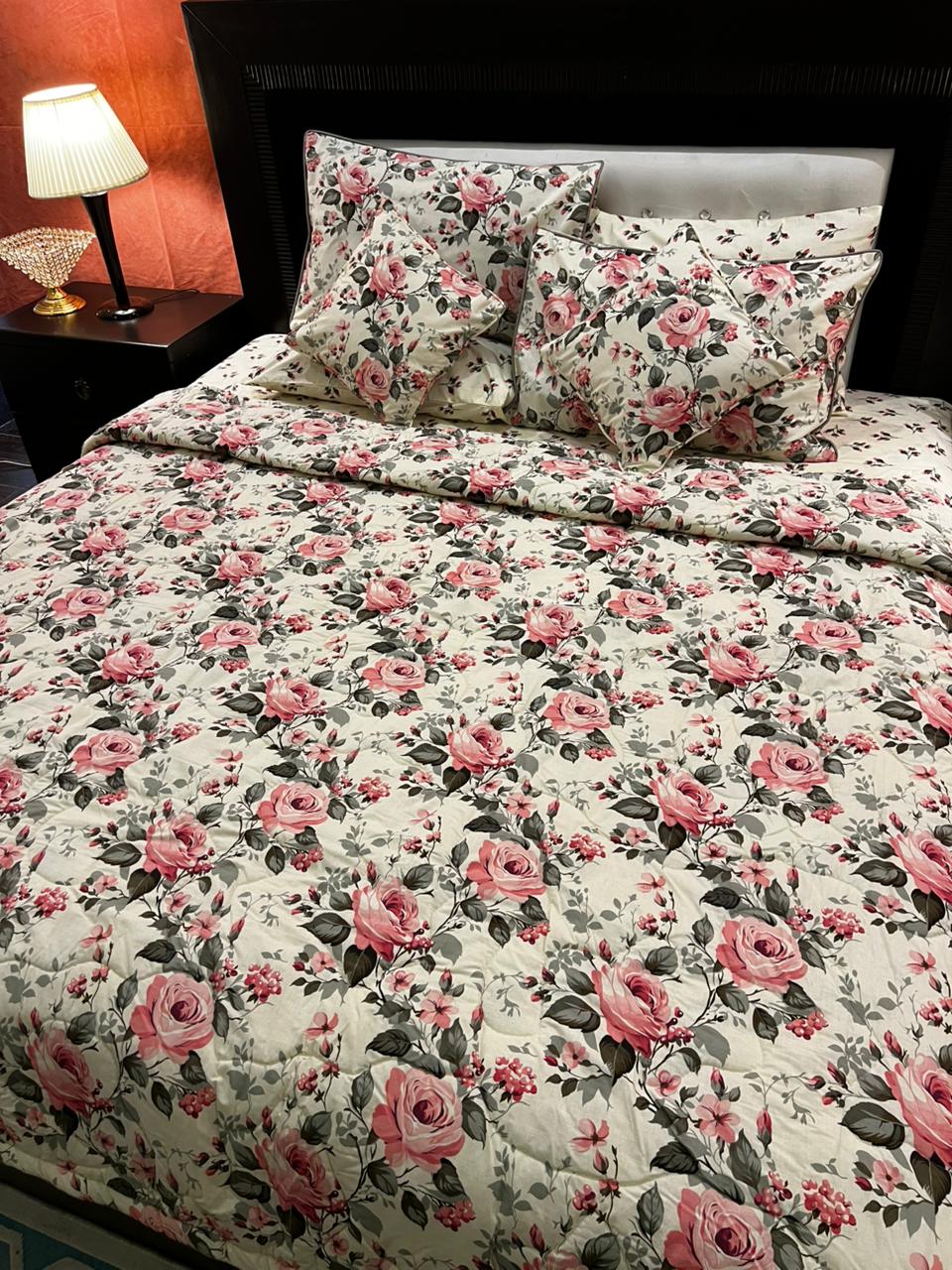 IV675 Cotton Comforter Set - Light Filling
