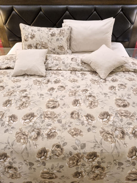 IV377 Cotton Comforter Set - Light Filling