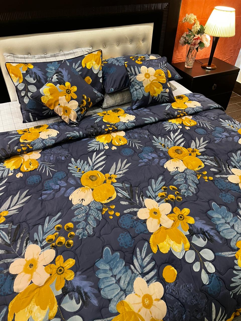 IV674 Cotton Comforter Set - Light Filling