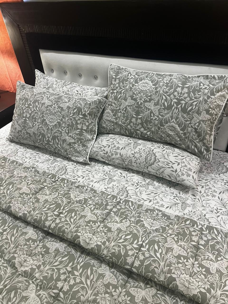 IV654 Cotton Comforter Set - Light Filling