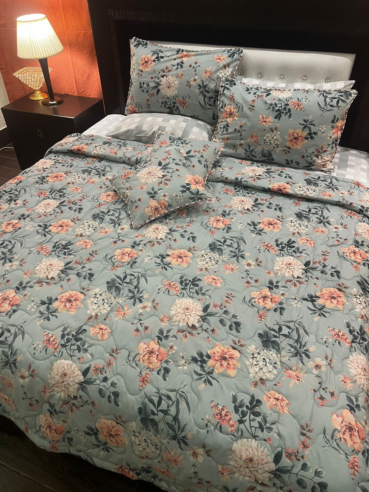 IV659 Cotton Comforter Set - Light Filling