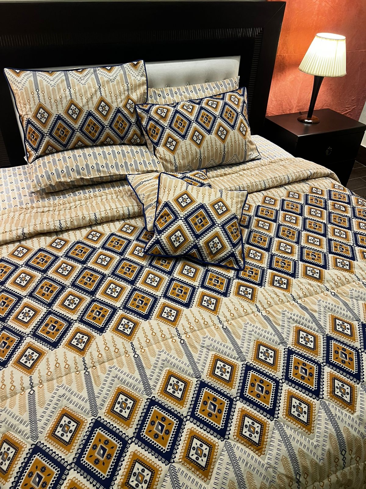 IV646 Cotton Comforter Set - Light Filling