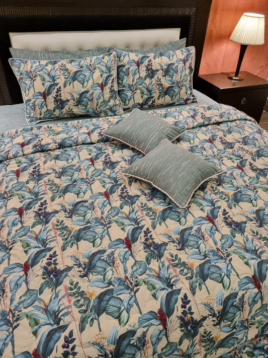IV529 Cotton Comforter Set - Light Filling