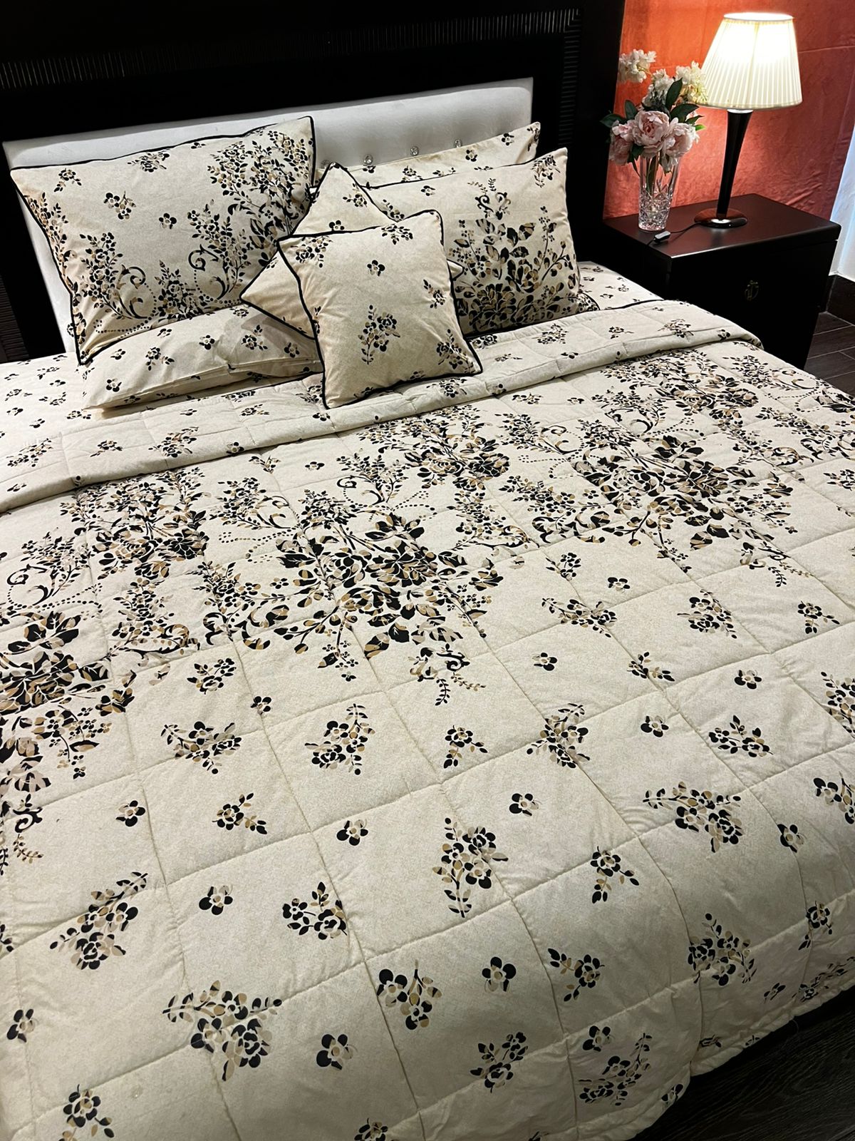 IV681 Cotton Comforter Set - Light Filling