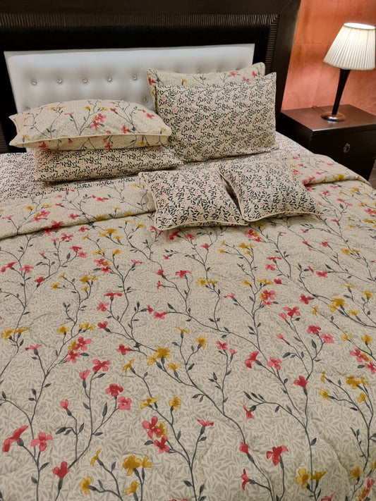 IV516 Cotton Comforter Set - Light Filling