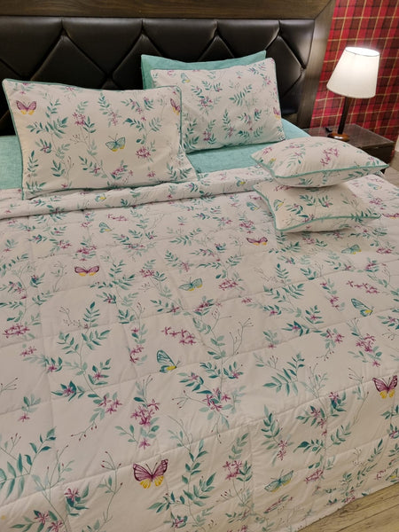 IV343 Cotton Comforter Set - Light Filling