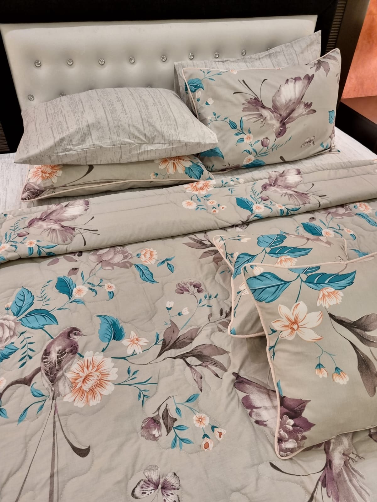 IV482 Cotton Comforter Set - Light Filling