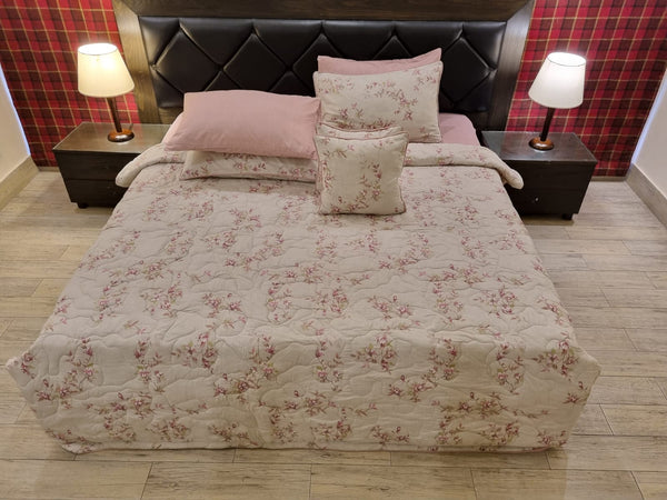 IV302 Cotton Comforter Set - Light Filling