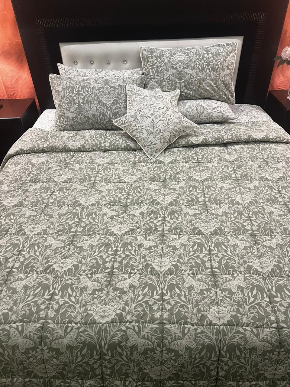 IV654 Cotton Comforter Set - Light Filling