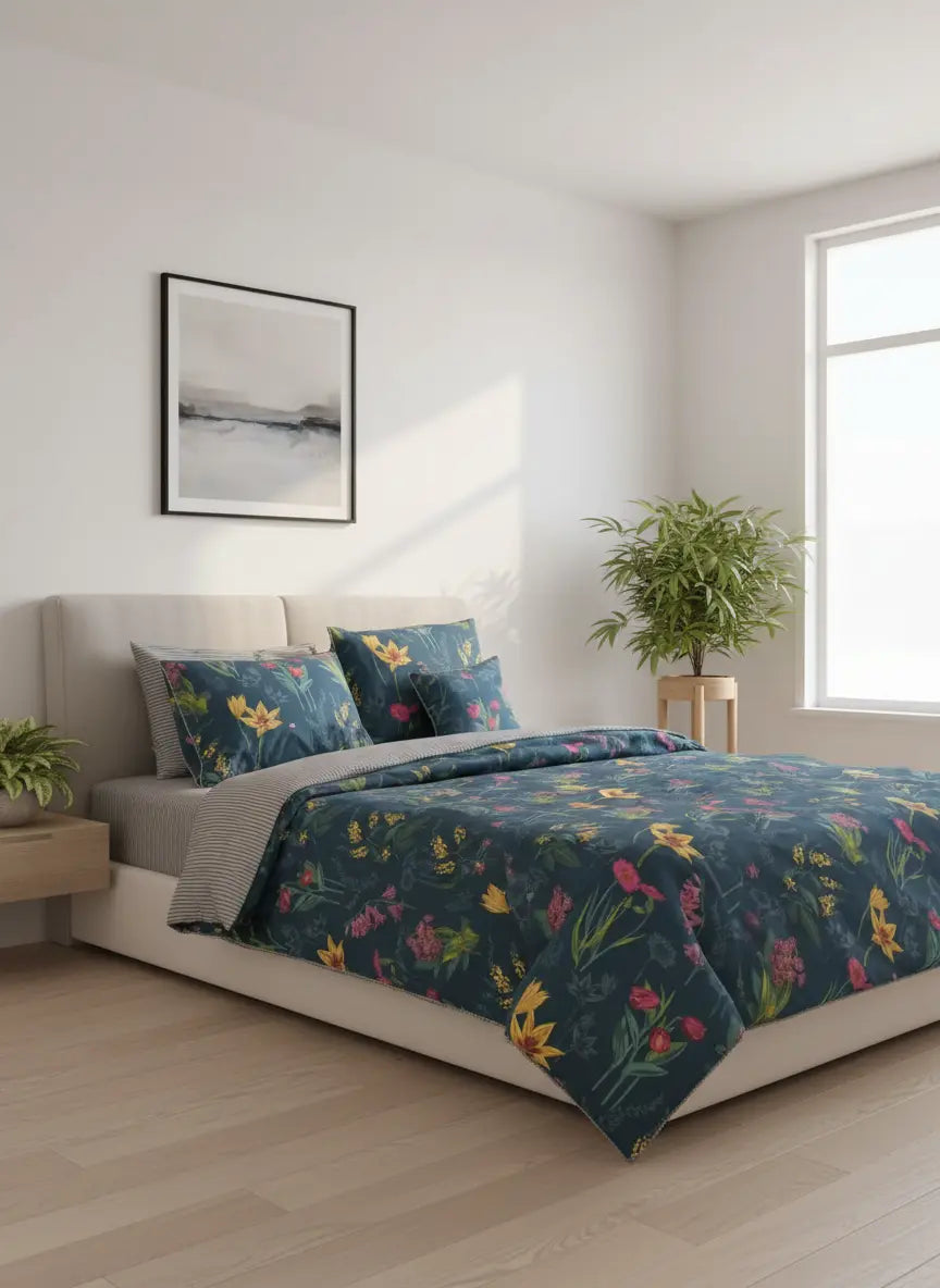 IV732 Cotton Duvet Cover Set - Without Filling