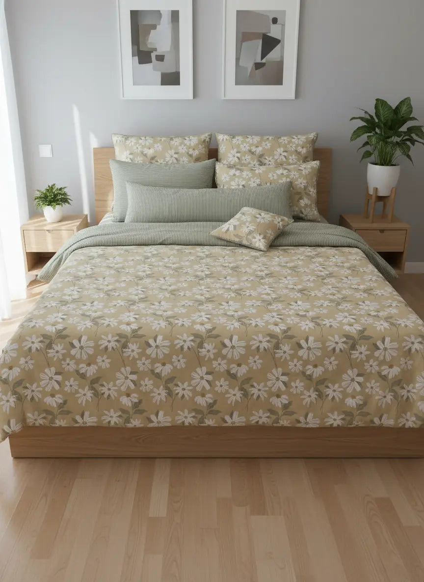 IV734 Cotton duvet Cover Set - Without Filling