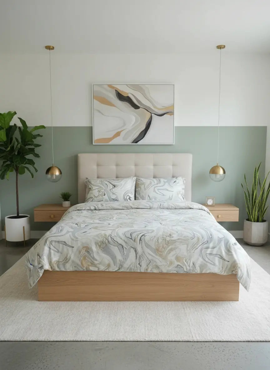 IV728 Cotton Duvet Cover Set - Without Filling