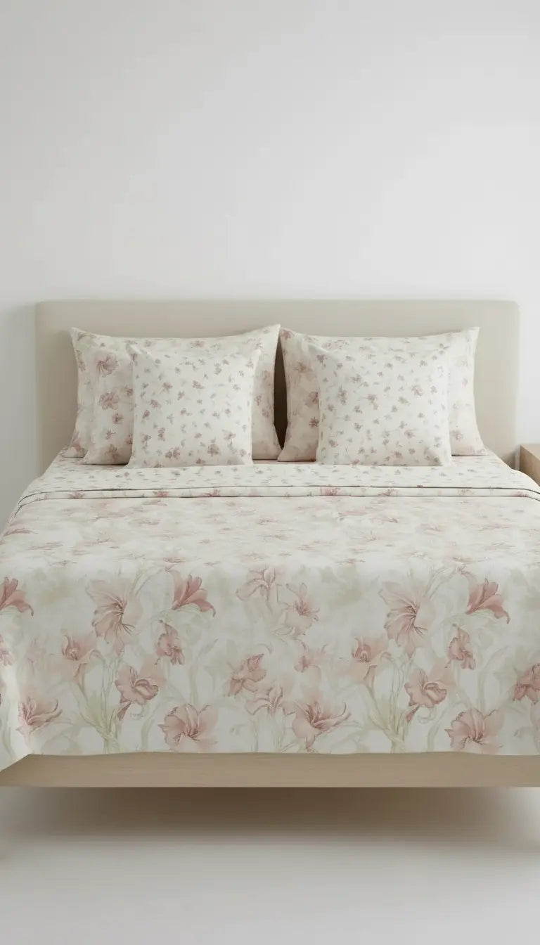 IV735 Cotton Duvet Cover Set - Without Filling