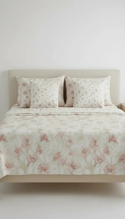 IV735 Cotton Duvet Cover Set - Without Filling