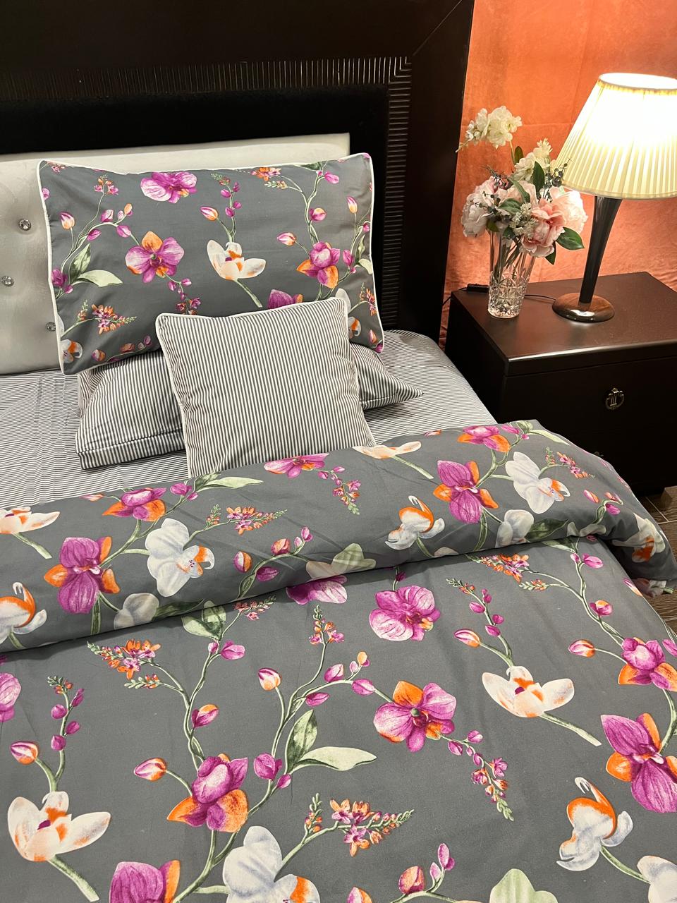 IV712 Cotton Duvet Cover Set - Without Filling