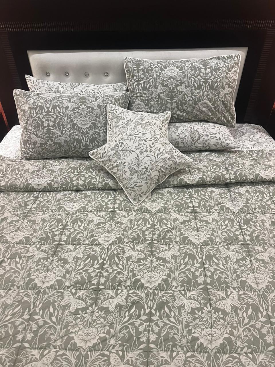 IV654 Cotton Comforter Set - Light Filling