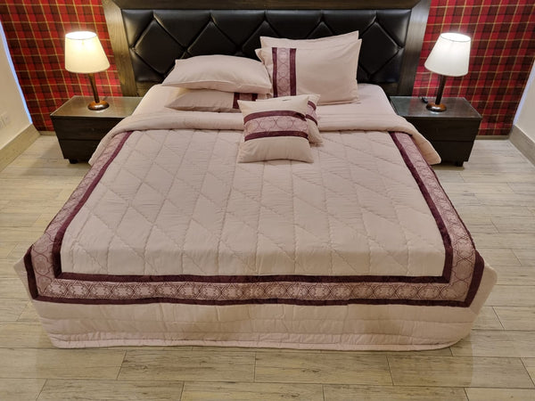 IV358 Luxury Cotton Satin Comforter Set