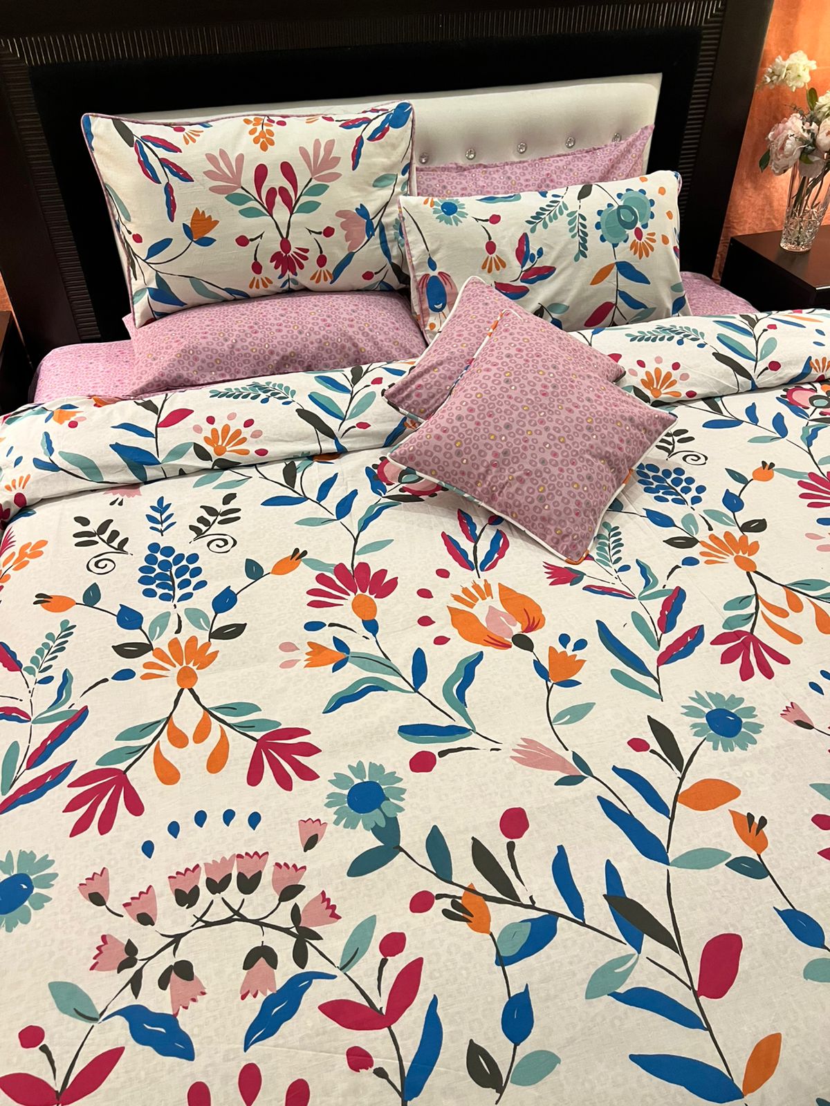 IV694 Cotton Comforter Set - Light Filling