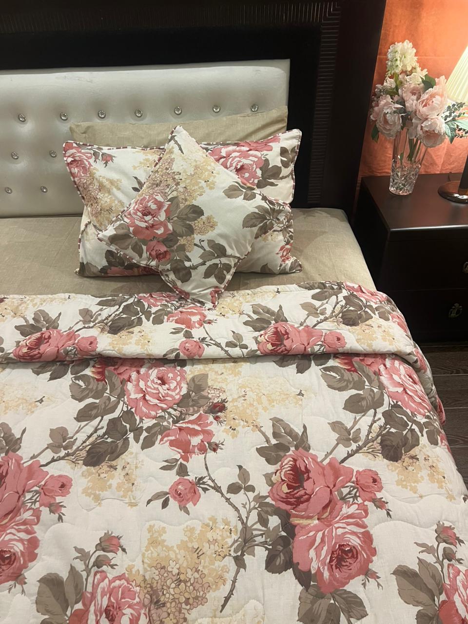 IV658 Cotton Comforter Set - Light Filling