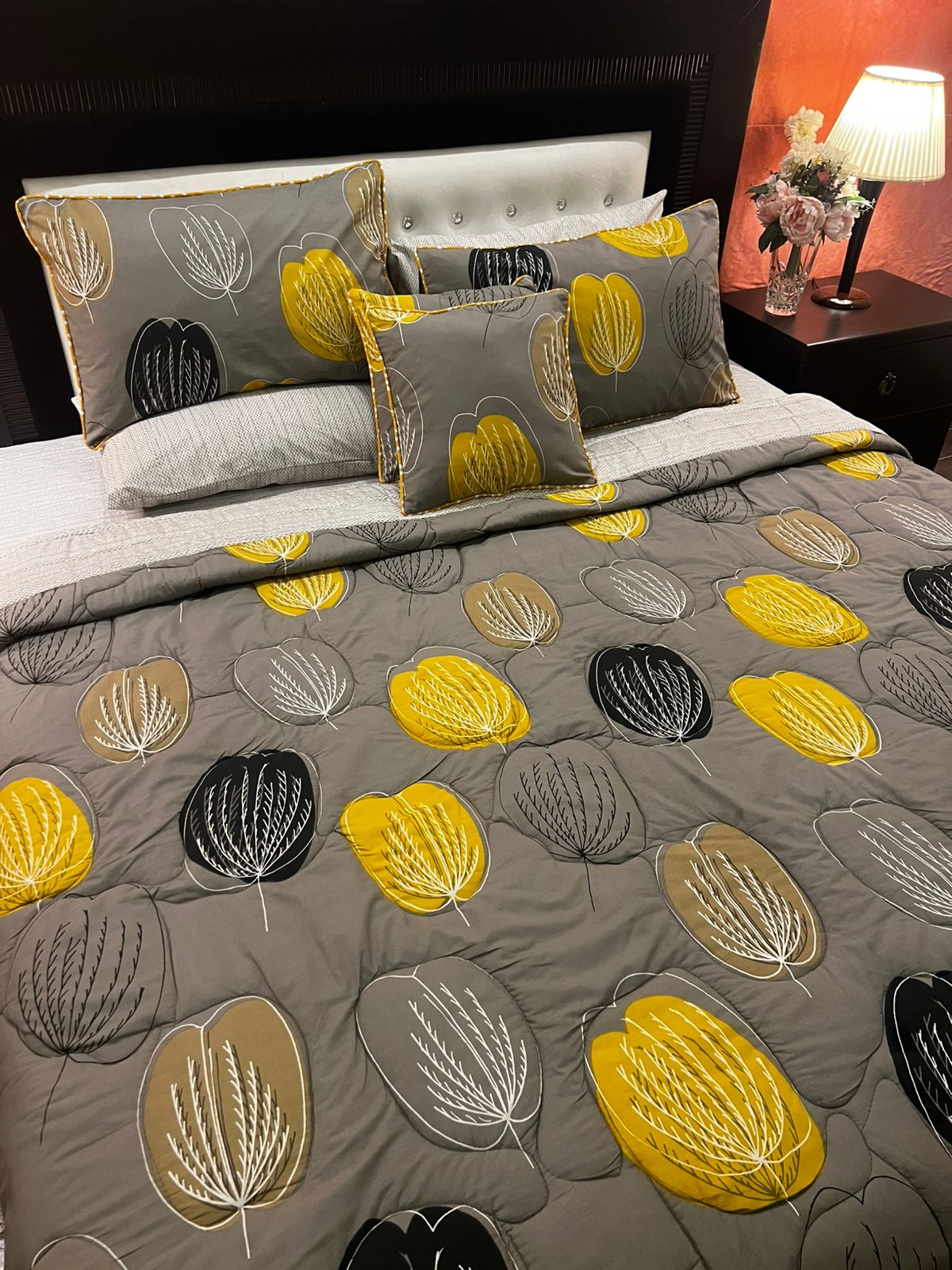 IV651 Cotton Comforter Set - Light Filling