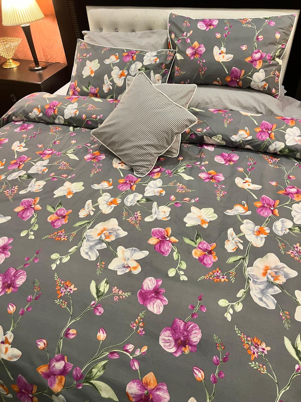 IV712 Cotton Duvet Cover Set - Without Filling