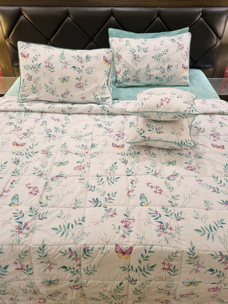 IV343 Cotton Comforter Set - Light Filling