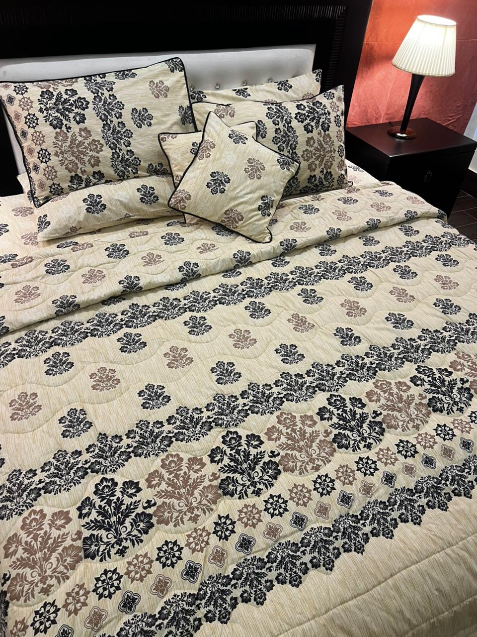 IV647 Cotton Comforter Set - Light Filling