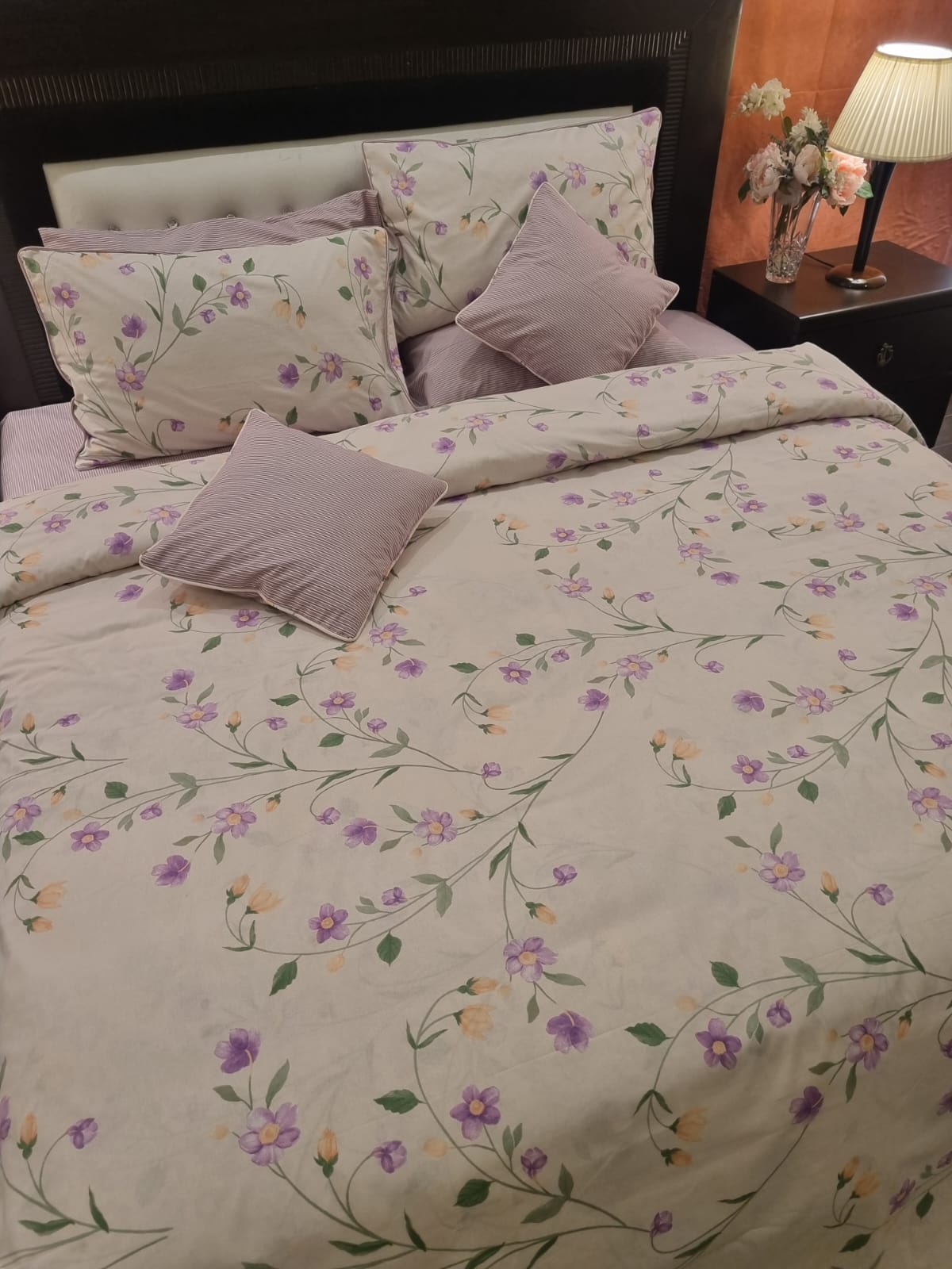 IV690 Cotton Duvet Cover Set - Without Filling