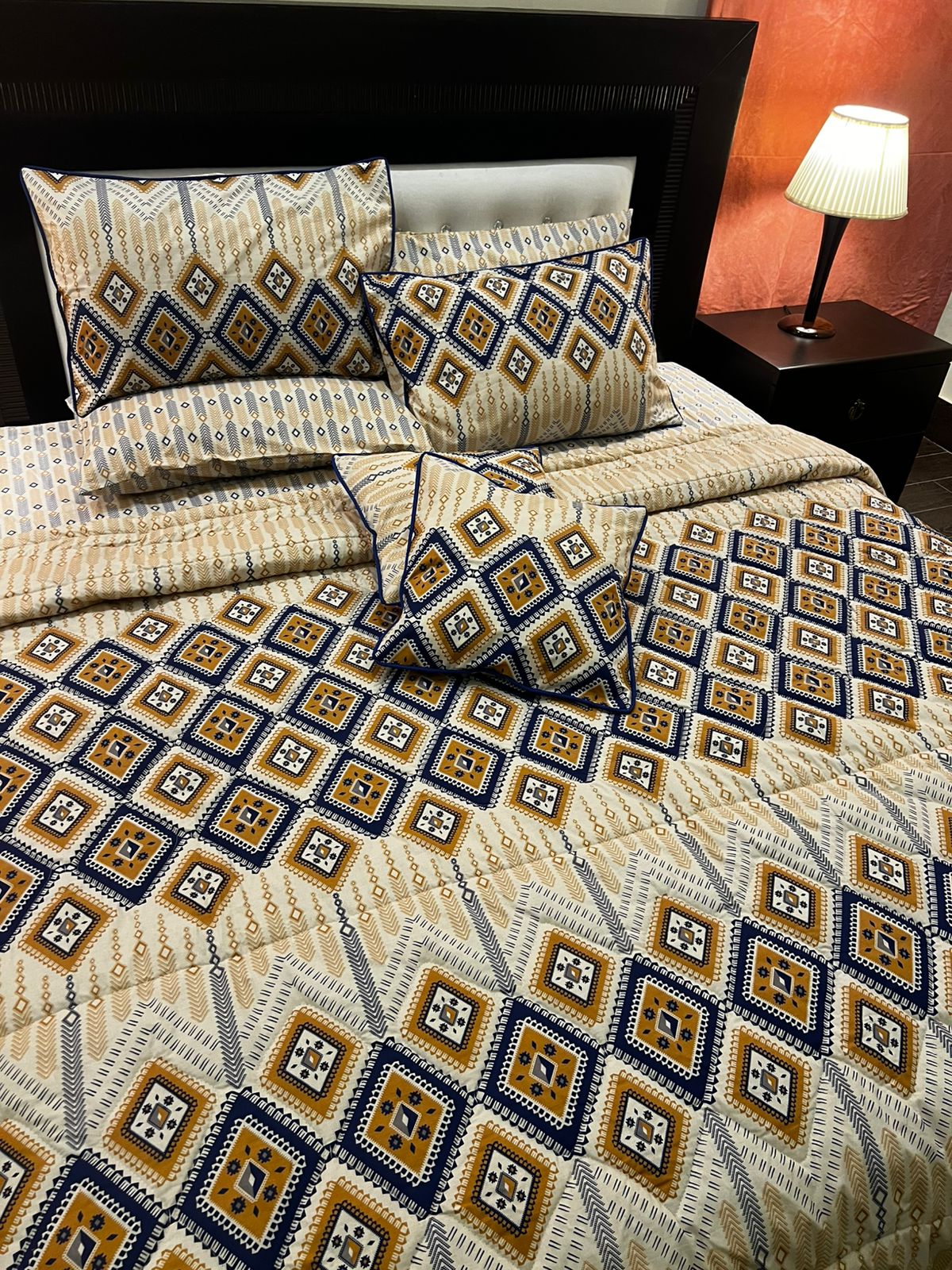 IV646 Cotton Comforter Set - Light Filling