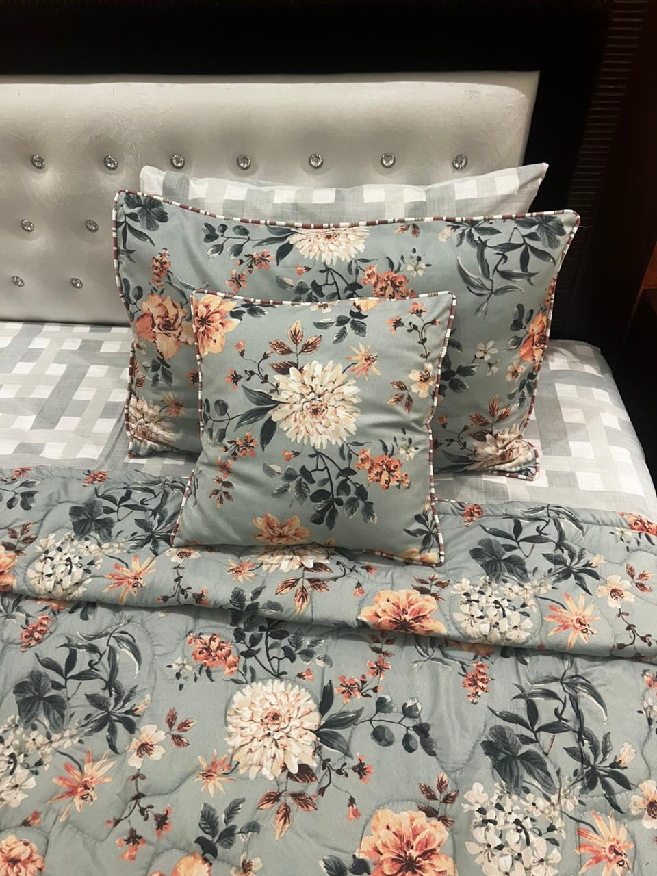 IV659 Cotton Comforter Set - Light Filling