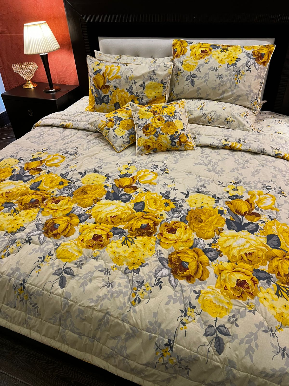 IV679 Cotton Comforter Set - Light Filling