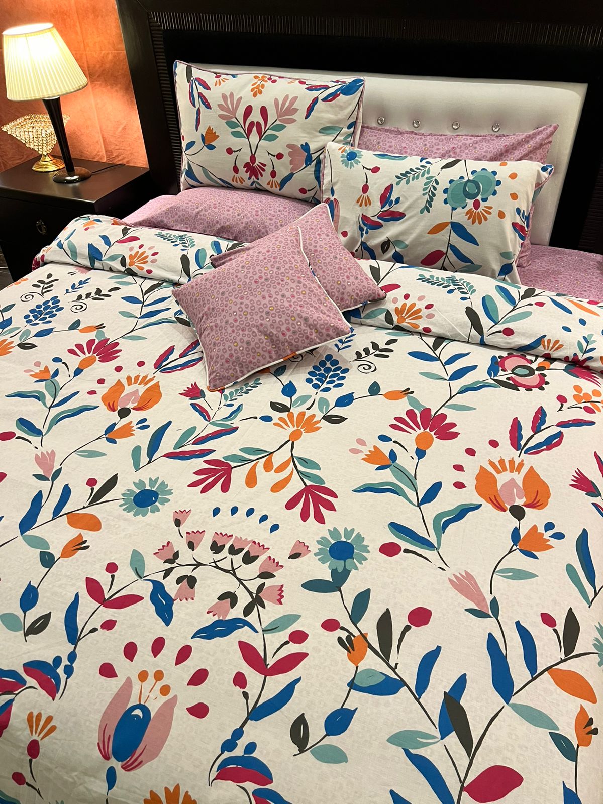 IV694 Cotton Comforter Set - Light Filling